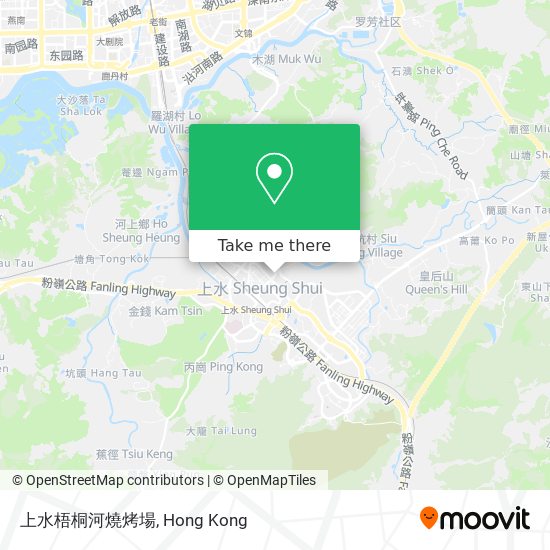 上水梧桐河燒烤場 map