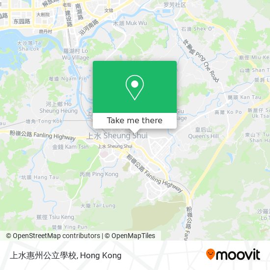 上水惠州公立學校 map