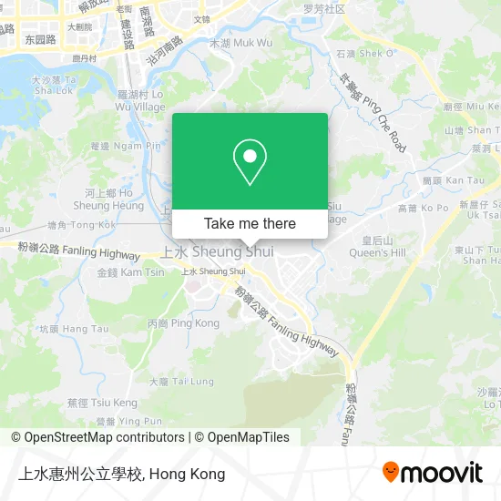 上水惠州公立學校 map