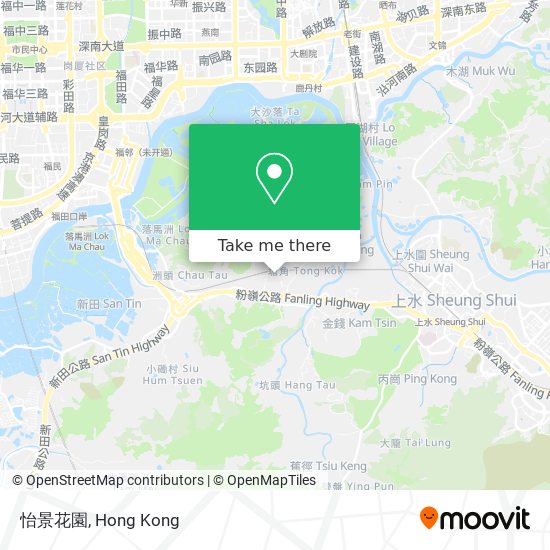 怡景花園 map