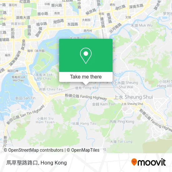 馬草壟路路口地圖
