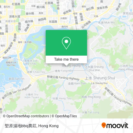 塱原濕地bbq農莊 map
