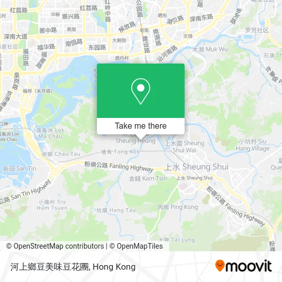 河上鄉豆美味豆花團 map