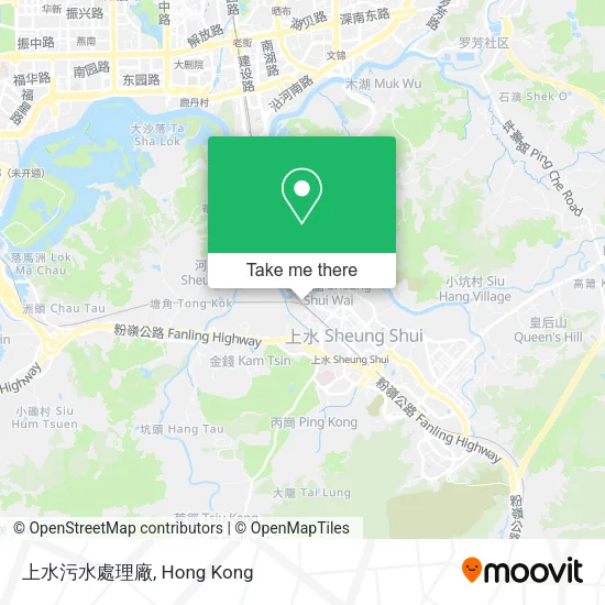 上水污水處理廠地圖