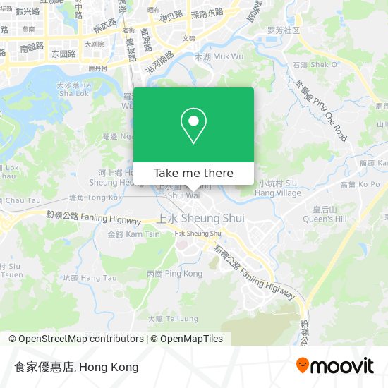 食家優惠店 map