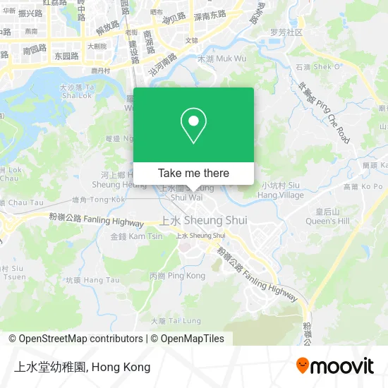 上水堂幼稚園地圖