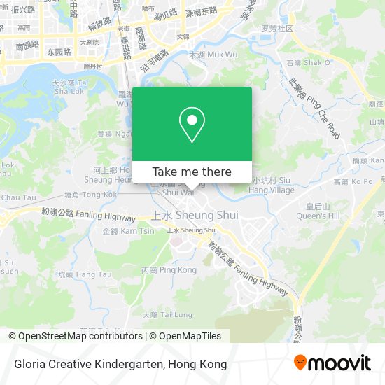 Gloria Creative Kindergarten map