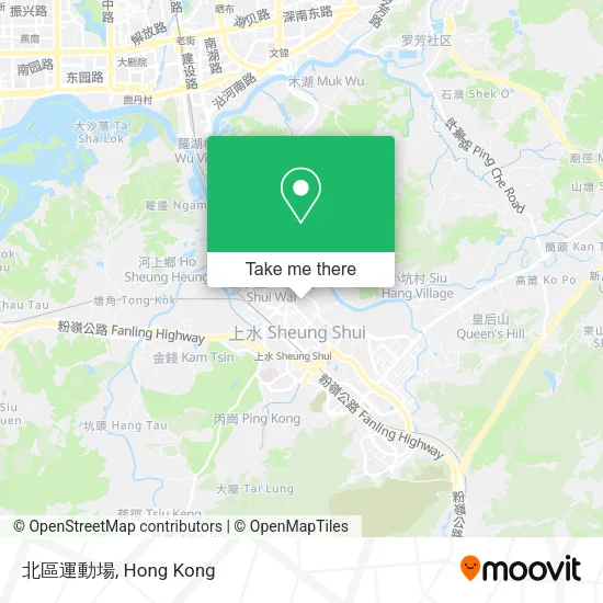北區運動場 map