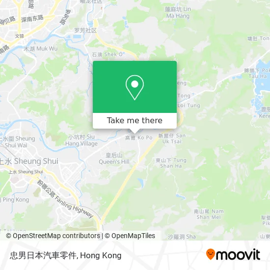 忠男日本汽車零件地圖