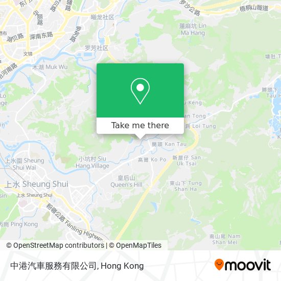 中港汽車服務有限公司地圖