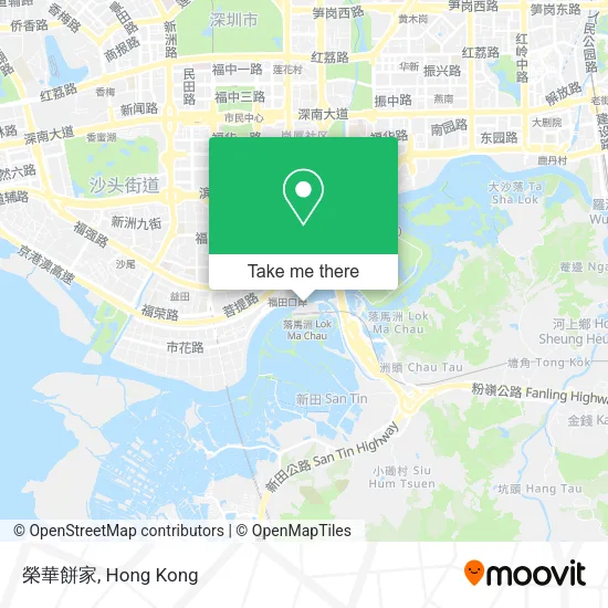 榮華餅家地圖