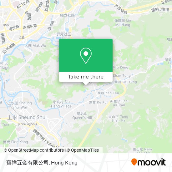 寶祥五金有限公司 map