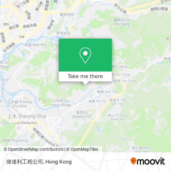 偉達利工程公司 map