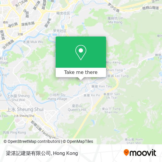 梁湛記建築有限公司地圖