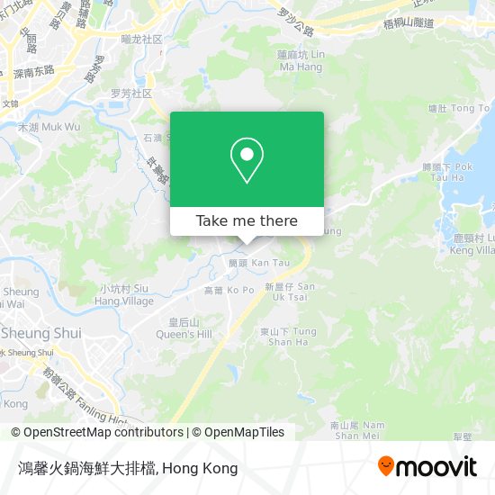 鴻馨火鍋海鮮大排檔地圖