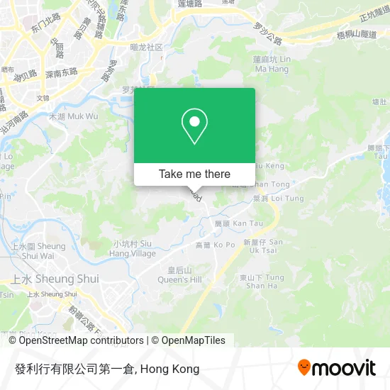 發利行有限公司第一倉 map