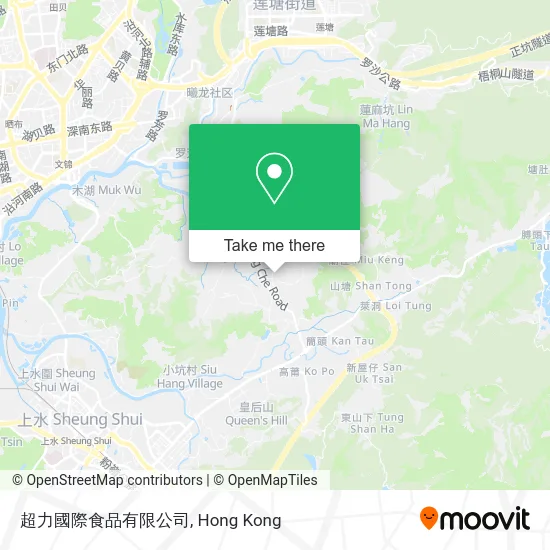 超力國際食品有限公司 map