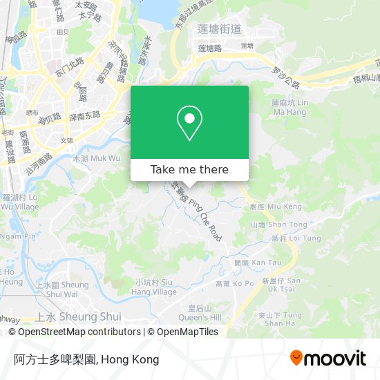 阿方士多啤梨園 map