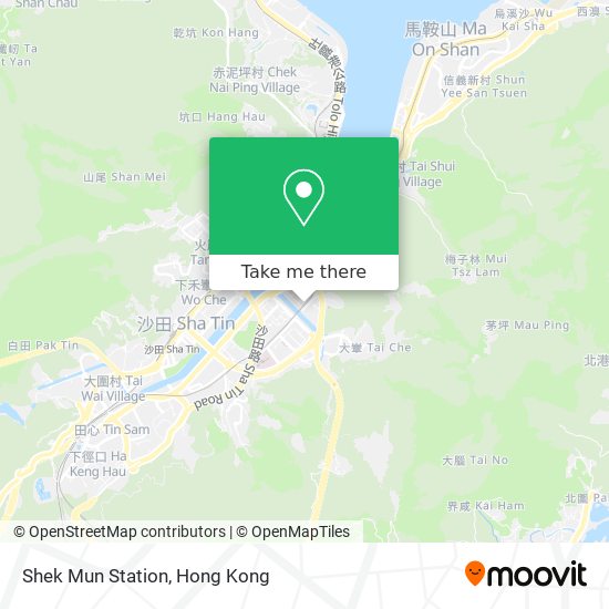 Shek Mun Station map