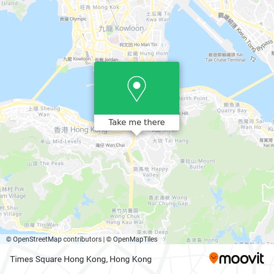 Times Square Hong Kong地圖