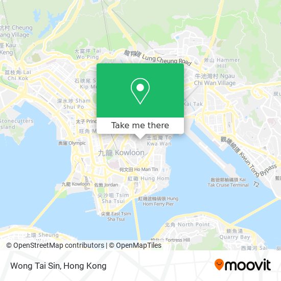 Wong Tai Sin map