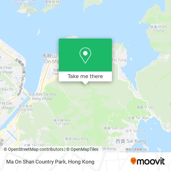 Ma On Shan Country Park地圖