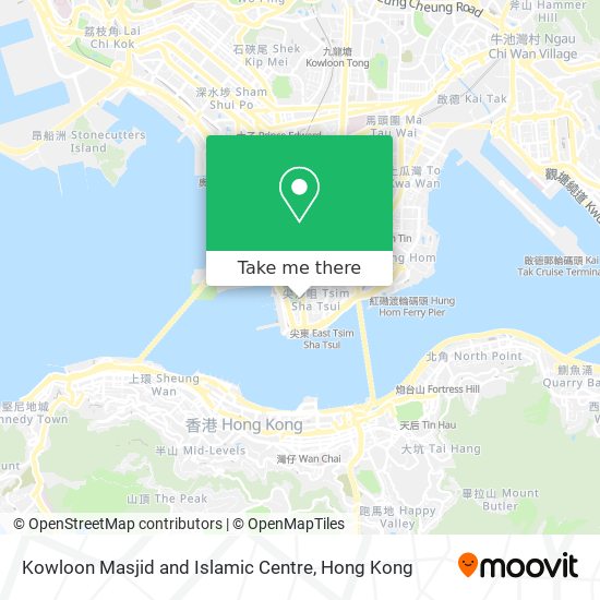 Kowloon Masjid and Islamic Centre map