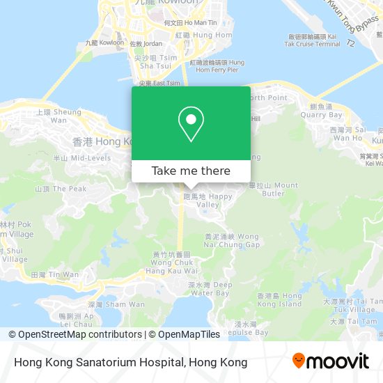 Hong Kong Sanatorium Hospital地圖