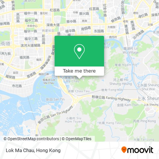 Lok Ma Chau map