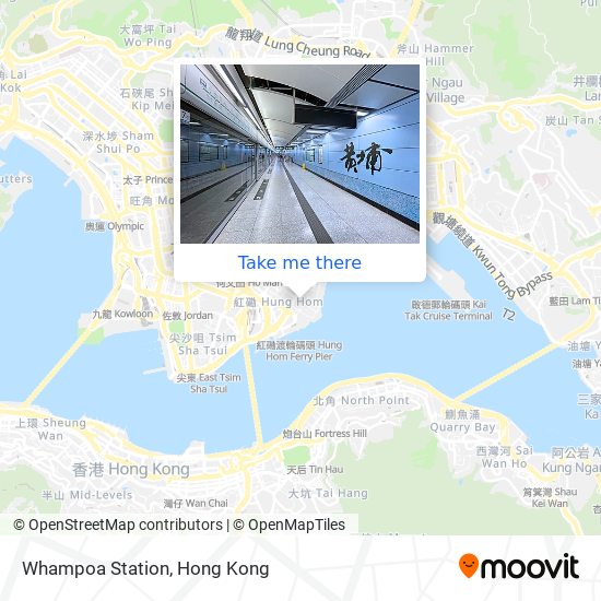 Whampoa Station map