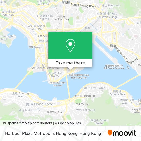 Harbour Plaza Metropolis Hong Kong地圖