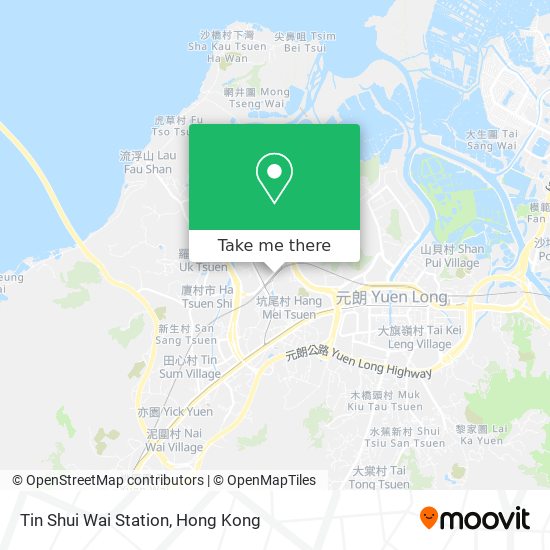 Tin Shui Wai Station map