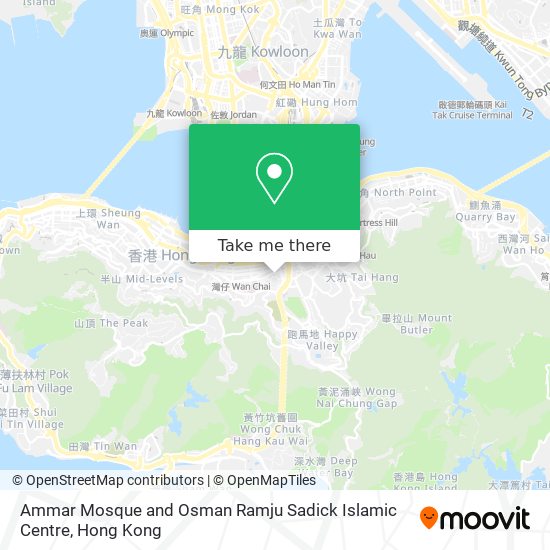Ammar Mosque and Osman Ramju Sadick Islamic Centre map