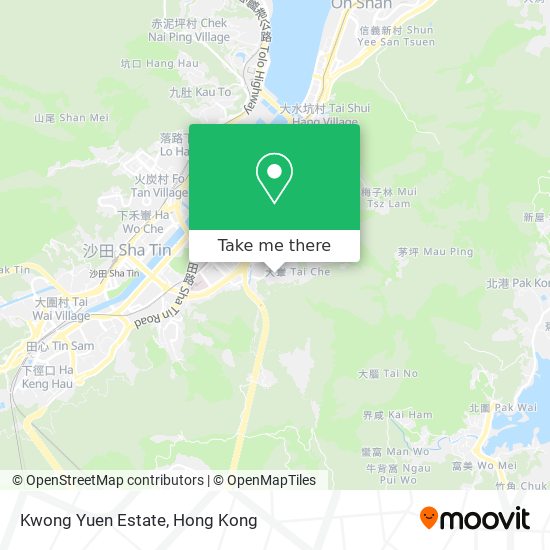 Kwong Yuen Estate map