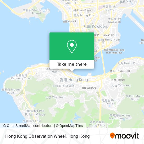 Hong Kong Observation Wheel map
