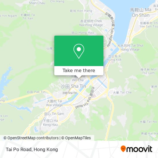 Tai Po Road map