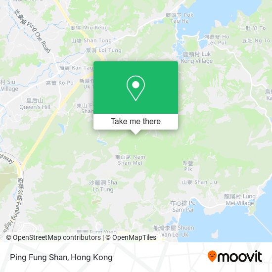 Ping Fung Shan map