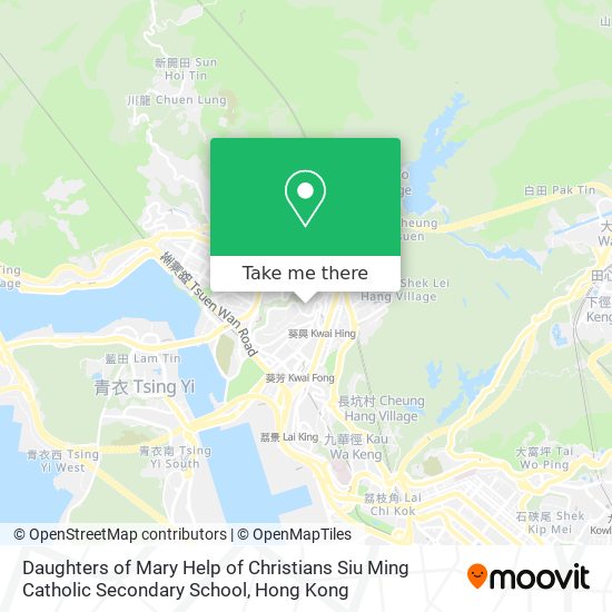 Daughters of Mary Help of Christians Siu Ming Catholic Secondary School map