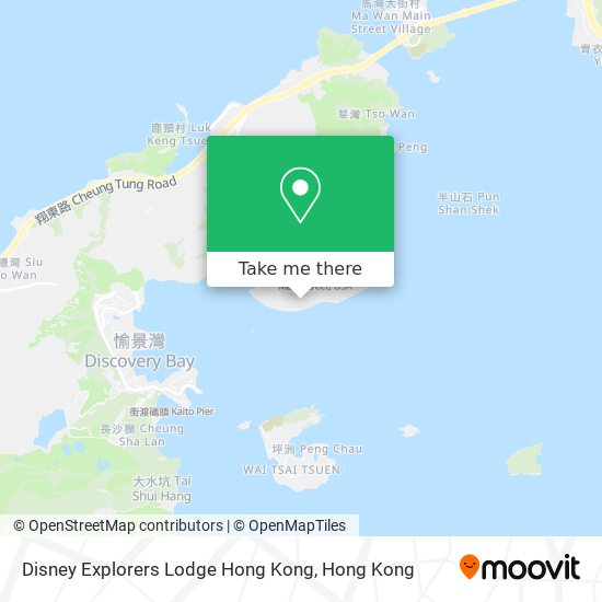 Disney Explorers Lodge Hong Kong map