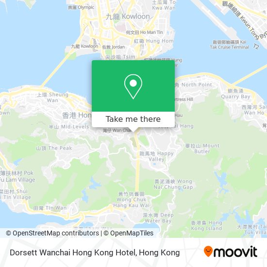 Dorsett Wanchai Hong Kong Hotel地圖