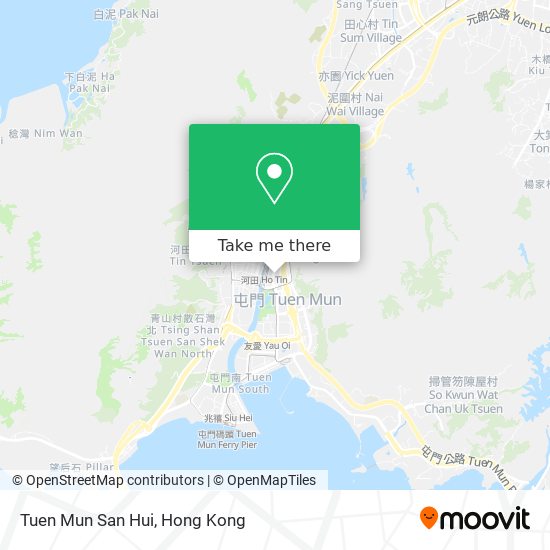 Tuen Mun San Hui地圖