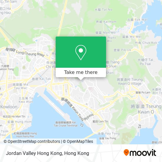 Jordan Valley Hong Kong map