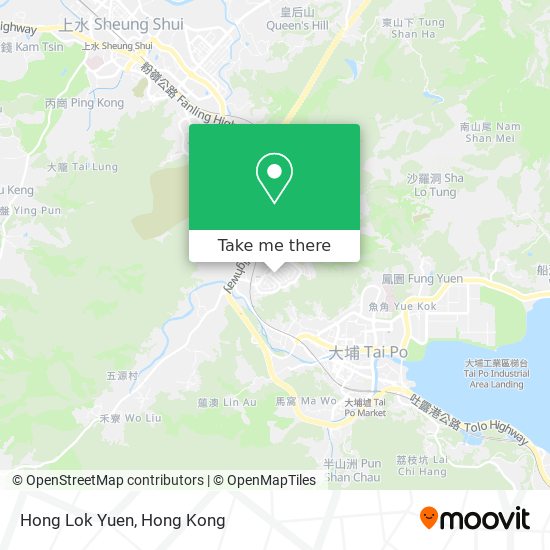 Hong Lok Yuen map