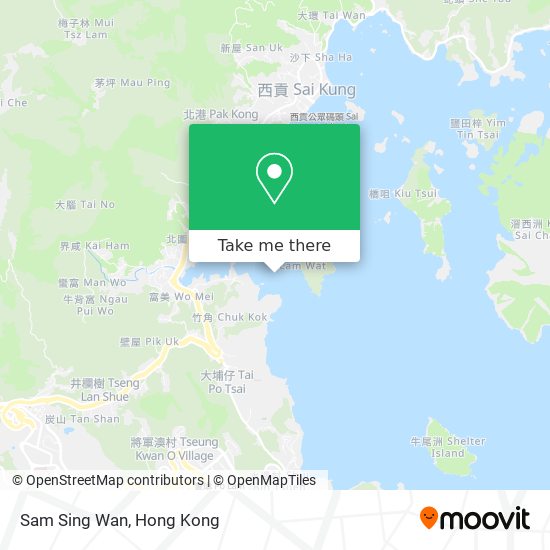 Sam Sing Wan map