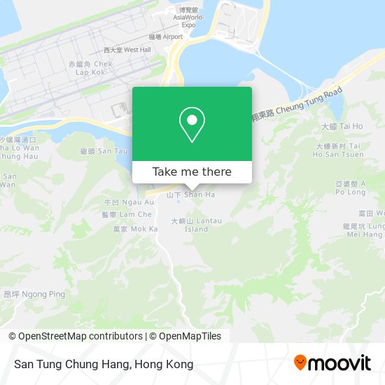 San Tung Chung Hang map