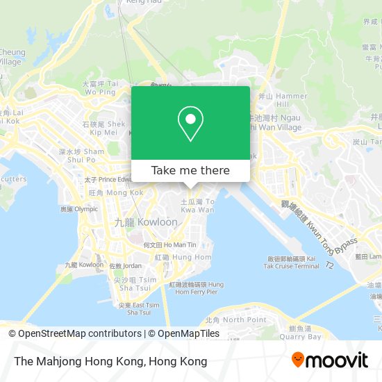 The Mahjong Hong Kong map