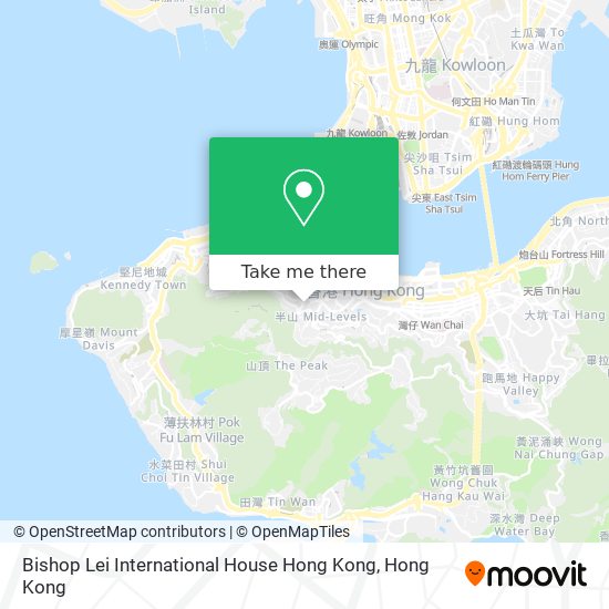 Bishop Lei International House Hong Kong地圖
