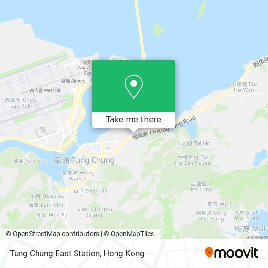 Tung Chung East Station map