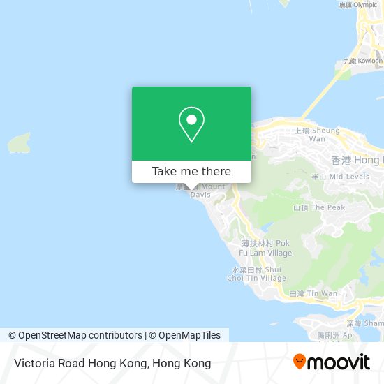 Victoria Road Hong Kong地圖