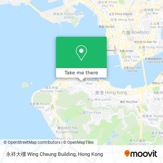 永祥大樓 Wing Cheung Building map